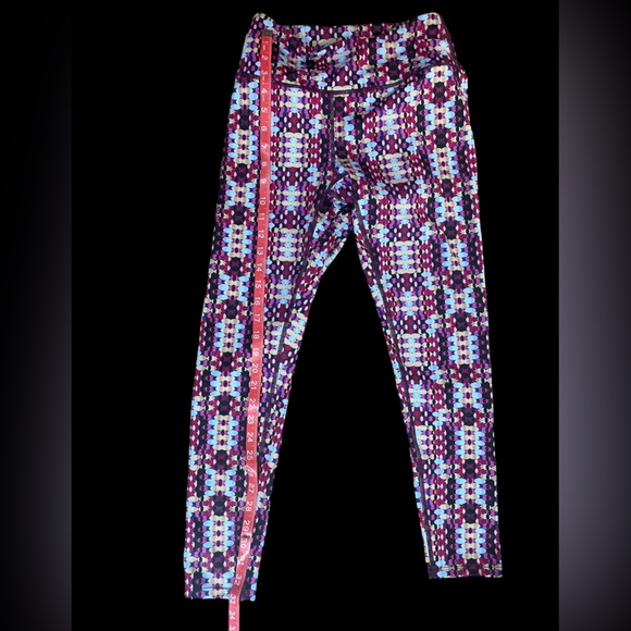 Free People movement Ashford lose control legging multicolor geometric print S - Picture 2 of 4